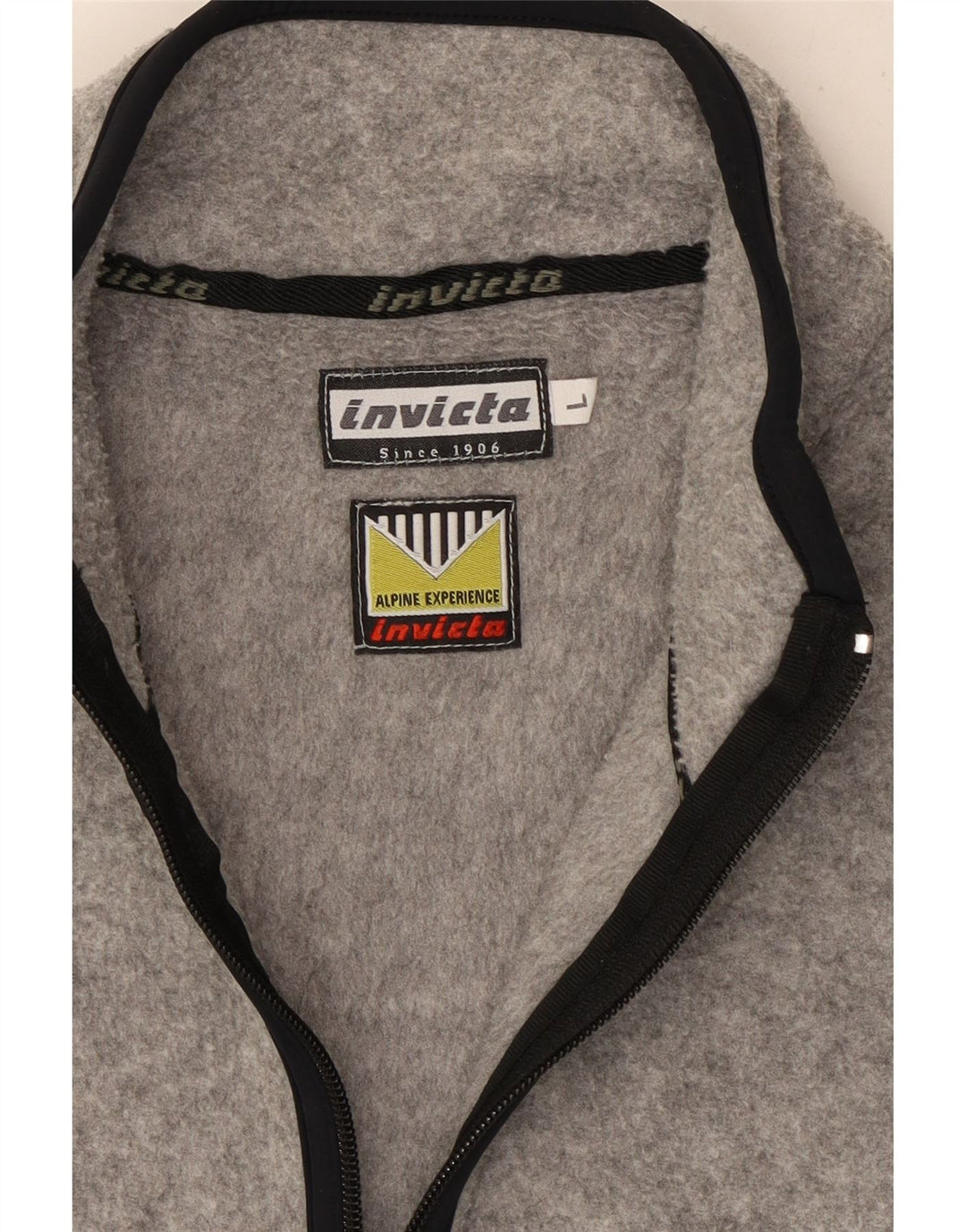 Мужской флисовый жилет Invicta UK 40, большой серый полиэстер