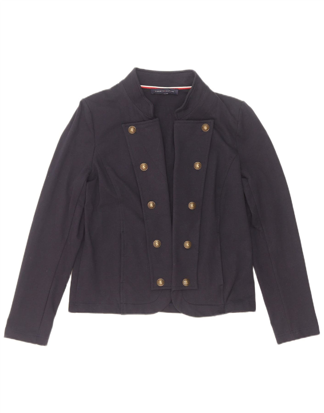 Женский бомбер Tommy Hilfiger UK 14, средний темно-синий, хлопок