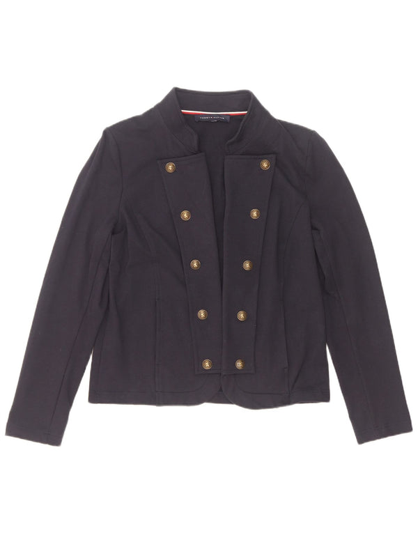 Женский бомбер Tommy Hilfiger UK 14, средний темно-синий, хлопок