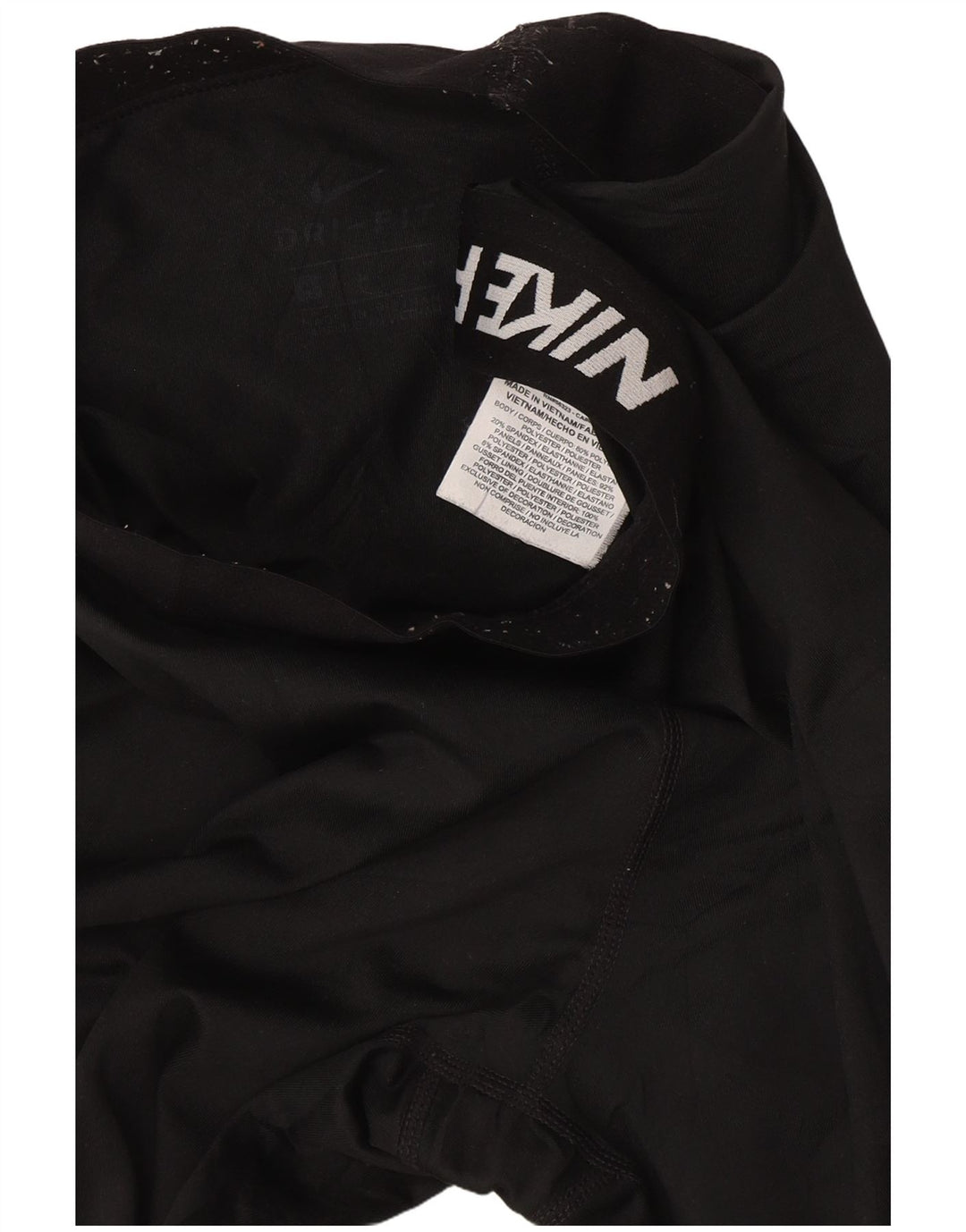 Женские спортивные брюки с графическим рисунком Nike UK 12, средний черный полиэстер