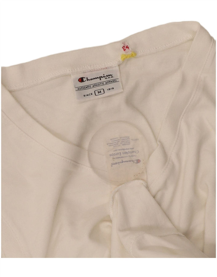 Женский жилет Champion с графическим рисунком, Великобритания 12, средний размер, белый хлопок