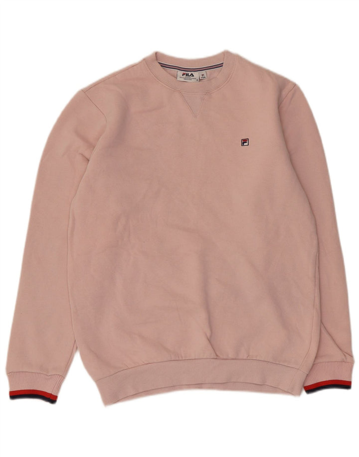 Женский свитер оверсайз Fila UK 2 2XS Розовый хлопок