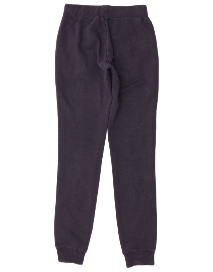 REEBOK Женский спортивный костюм Брюки Джоггеры Великобритания 0/2 2XS Темно-синий хлопок