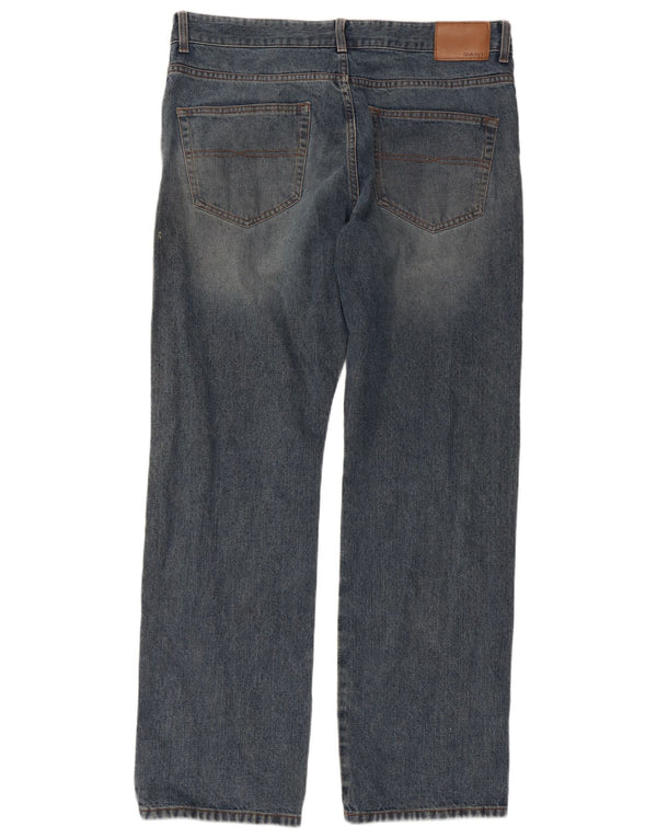 Мужские прямые джинсы Gant Jason Regular Fit W36 L32, синий хлопок