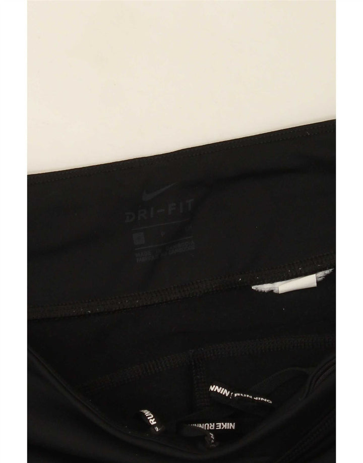 Женские леггинсы Nike Dri Fit UK 10, маленькие черные