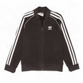 Спортивный костюм Adidas для девочек, верхняя куртка 5-6 лет, черный полиэстер