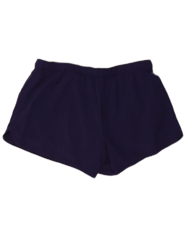 Женские спортивные шорты NIKE Dri Fit UK 14, большие фиолетовые цвета из полиэстера