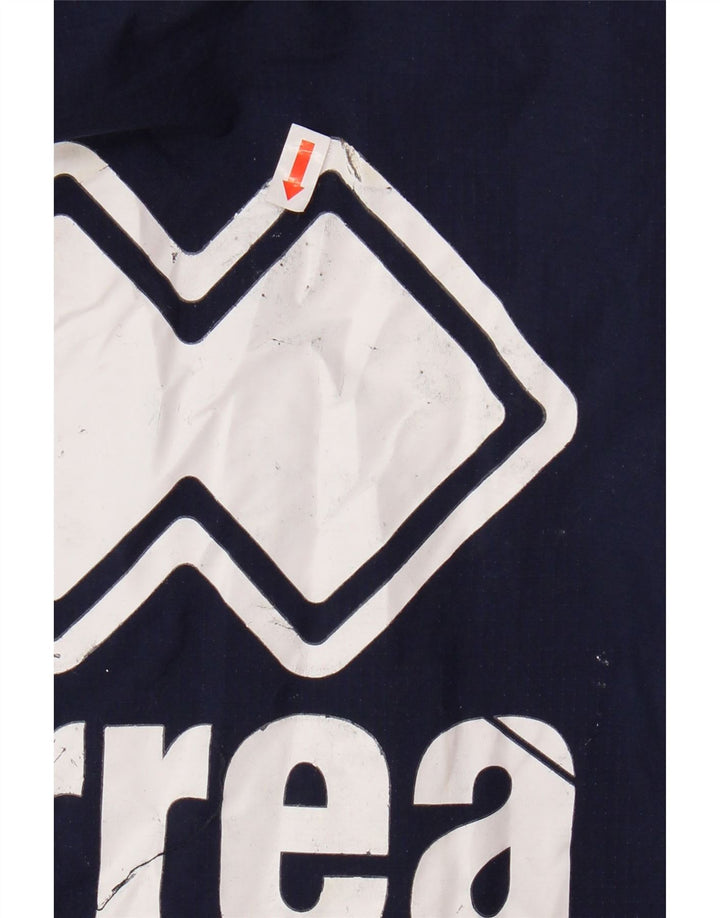 ERREA Mens Graphic Padded Coat UK 44 2XL Navy Blue Nylon