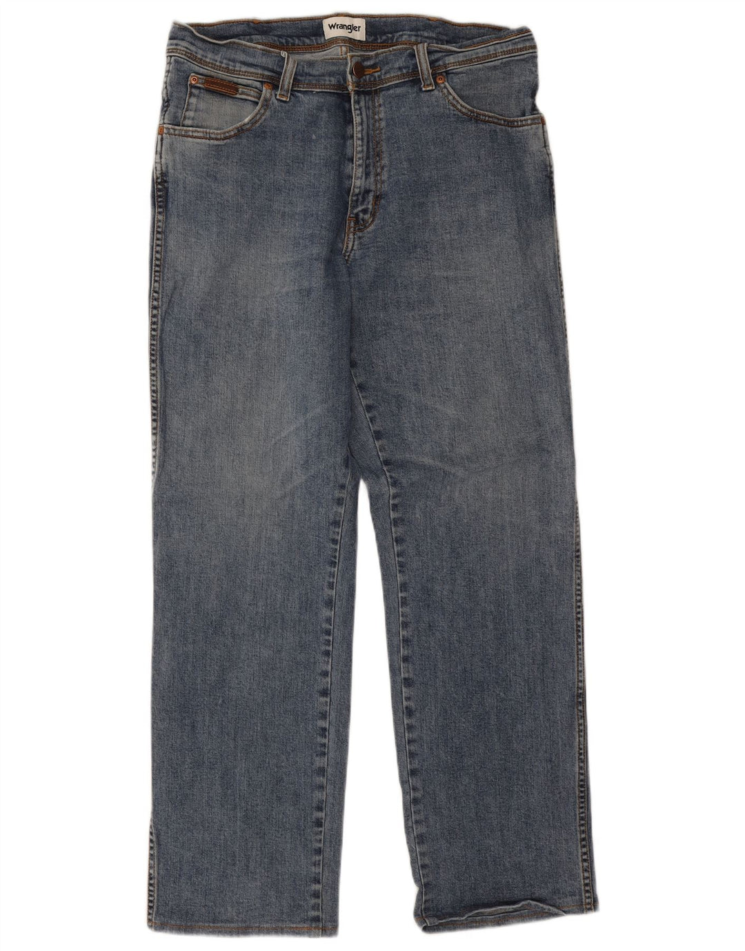Мужские прямые джинсы Wrangler Texas W34 L29, синий хлопок