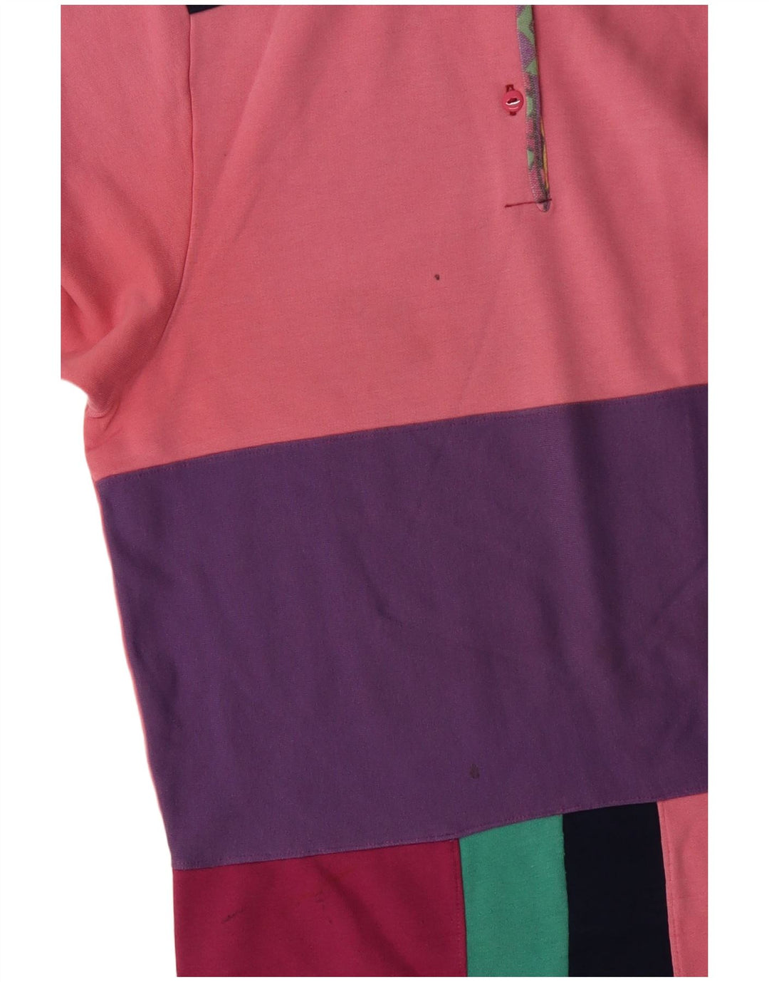 Женский свитер-свитшот VINTAGE UK 18 XL, разноцветный с цветными блоками