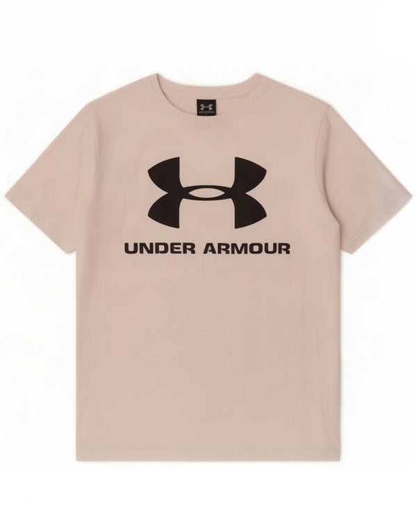 Женская футболка с рисунком Under Armour Top UK 14, большой белый хлопок