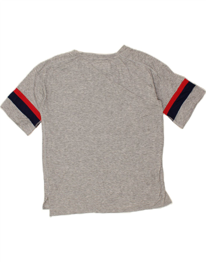 CHAMPION Mens T-Shirt Top Small Grey Colourblock Polyester Vintage Champion and Second-Hand Champion from Messina Hembry 