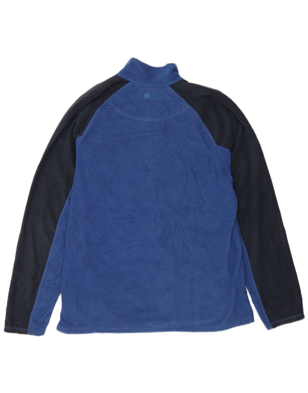 Мужская флисовая куртка Mountain Warehouse UK 42 XL, синяя, полиэстер с цветными блоками