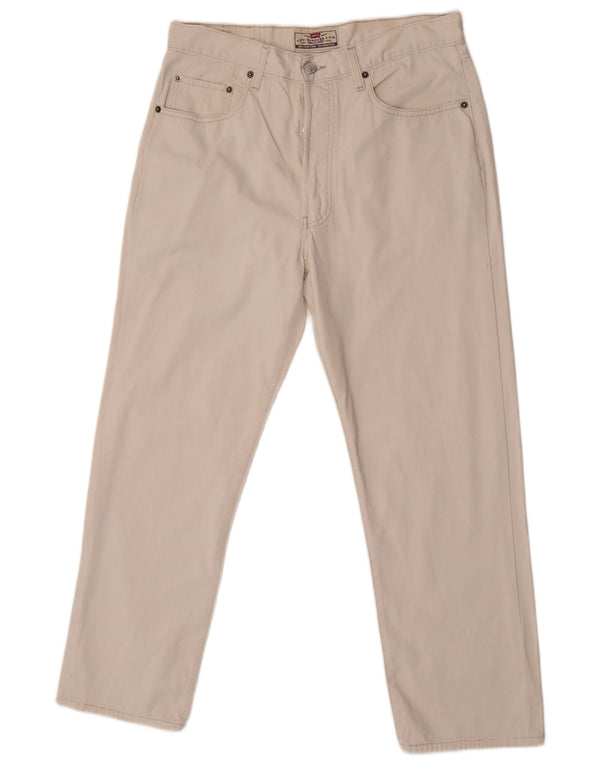 Мужские повседневные зауженные брюки Levi's 451 W34 L28, белый хлопок