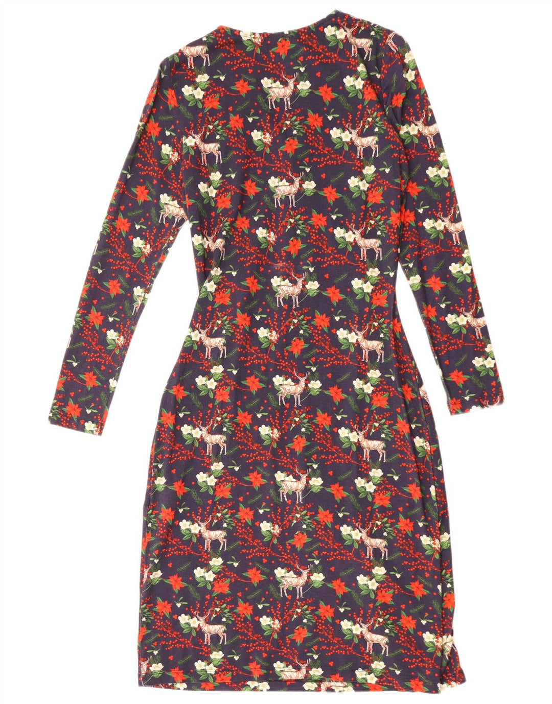 Женское платье-футляр Joe Browns UK 8, маленькое темно-синее с цветочным принтом из вискозы