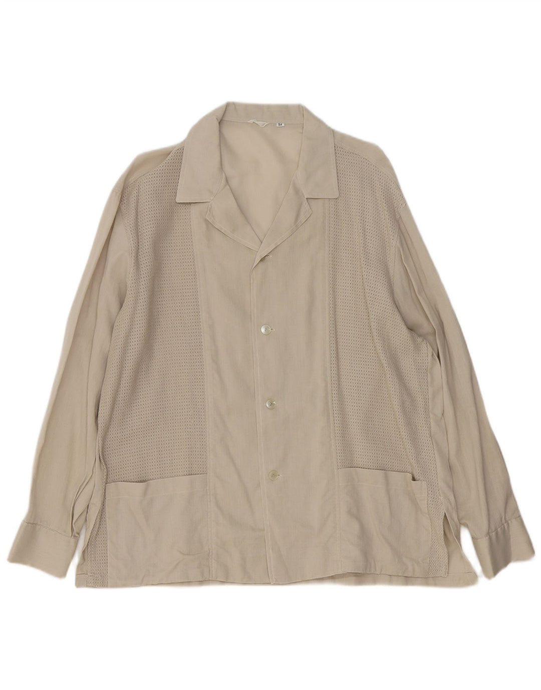 Винтажная мужская рубашка-рубашка IT 54 XL зеленая