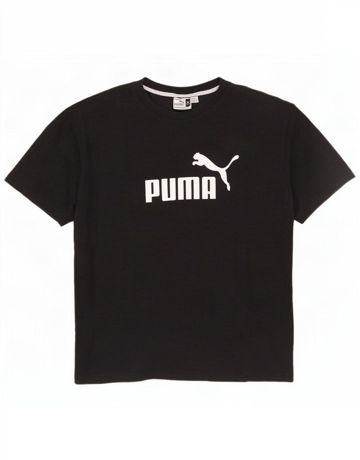 Мужская футболка с рисунком Puma XL, черный хлопок