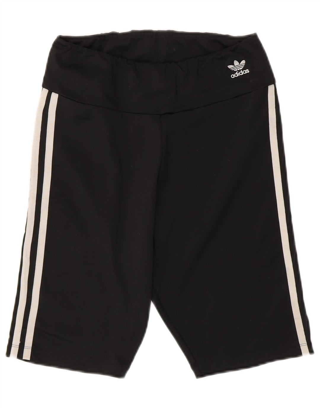 ADIDAS Womens Sport Shorts UK 14 Medium Black Polyester
