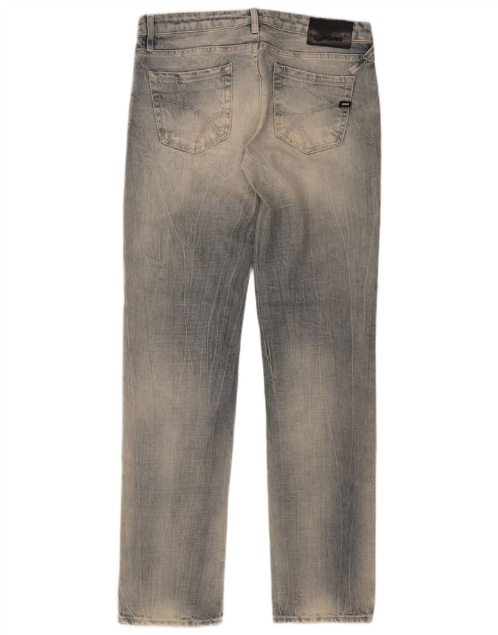 Мужские джинсы Gas Morrison Slim W34 L34, синий хлопок