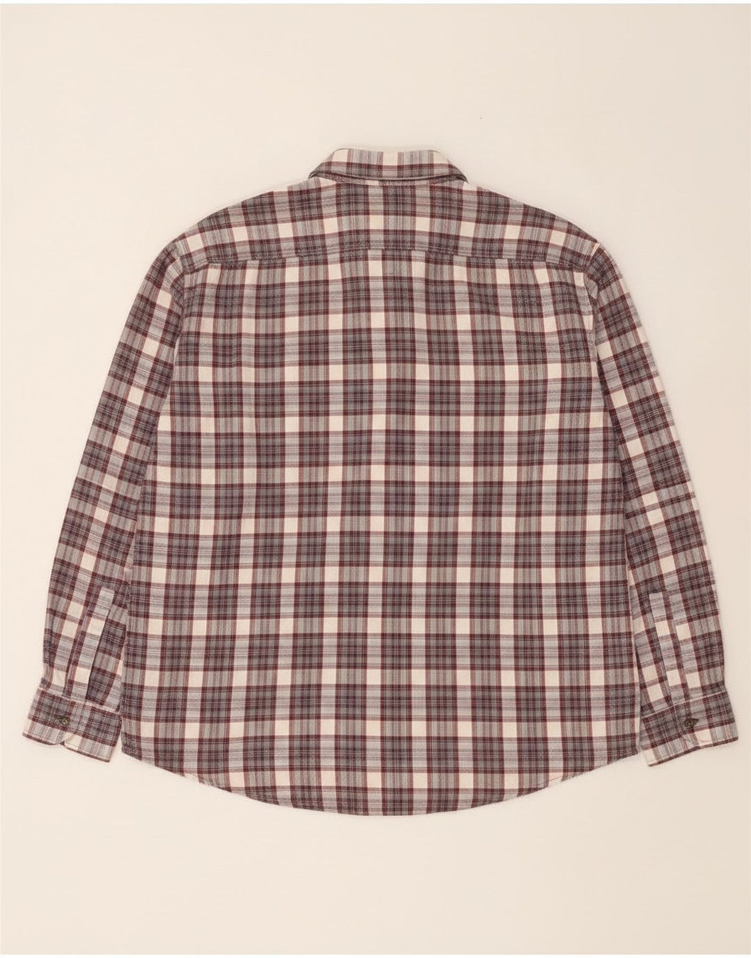 Мужская фланелевая рубашка European Project XL, серая клетка, хлопок