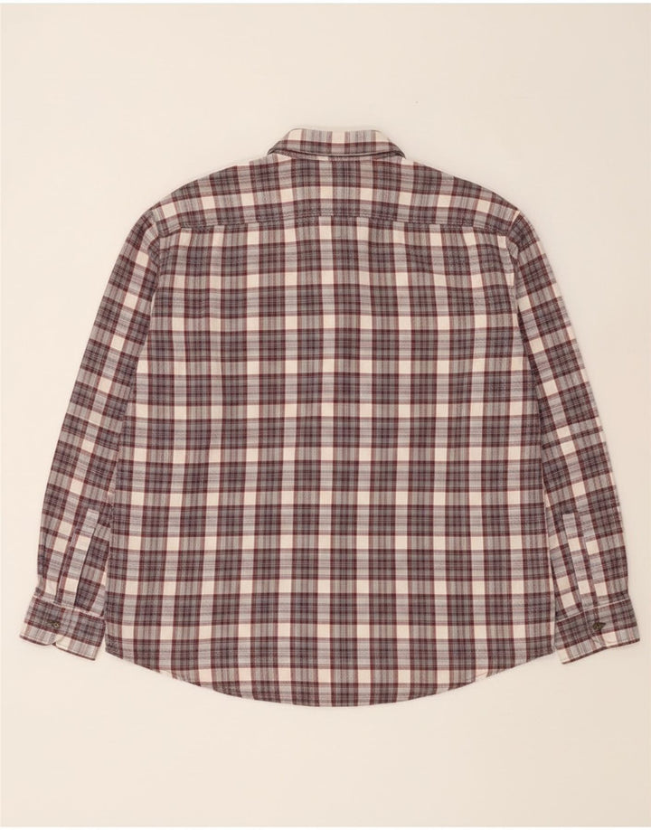 Мужская фланелевая рубашка European Project XL, серая клетка, хлопок