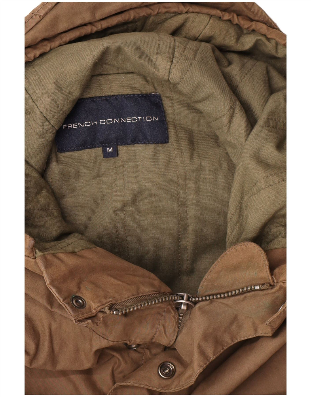 Мужская ветровка с капюшоном French Connection UK 38 Средний Коричневый