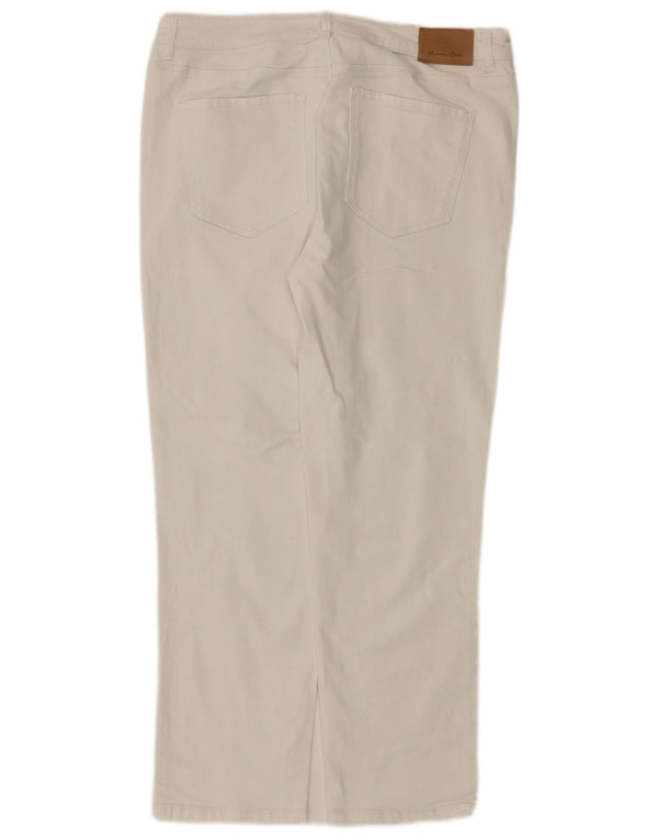 Женские прямые джинсы Massimo Dutti EU 42, большие W32 L26, белые
