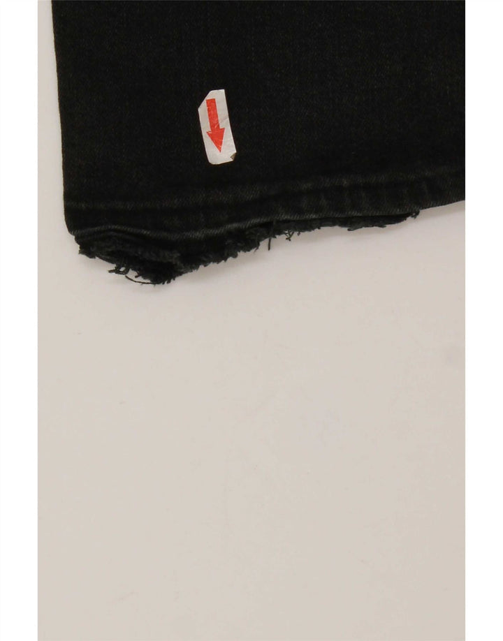 Мужские узкие джинсы Levi's W32 L32, черный хлопок