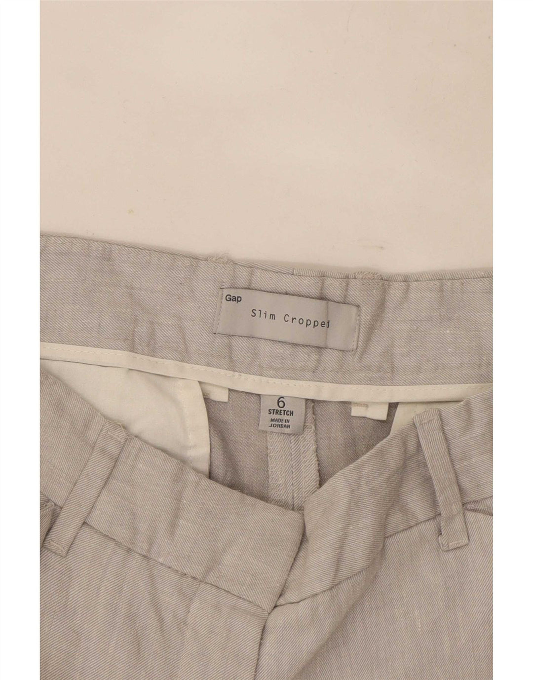 Женские узкие укороченные брюки Gap US 6 Medium W30 L24 Серые