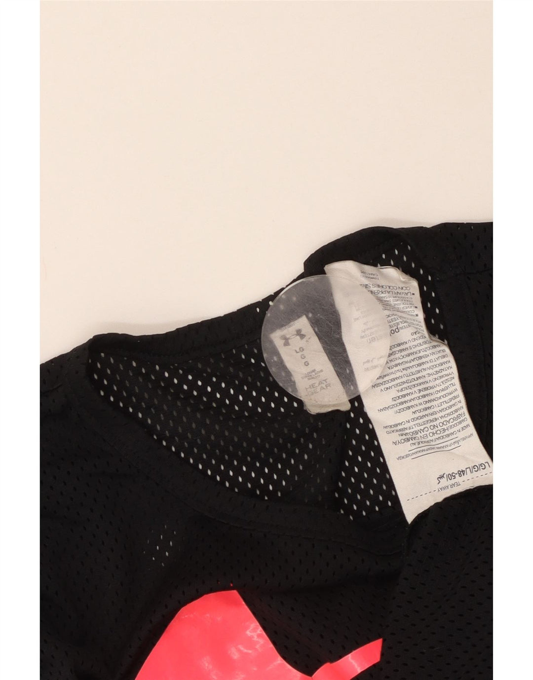 Женская футболка с рисунком Under Armour Top UK 16, большой черный полиэстер