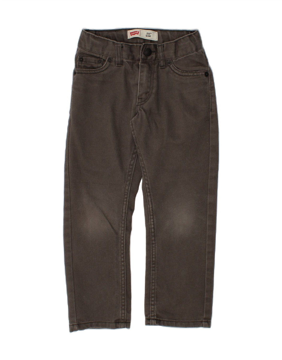 LEVI'S Boys 511 Slim Jeans 4-5 Years W20 L18 Grey Cotton Vintage Levi's and Second-Hand Levi's from Messina Hembry 