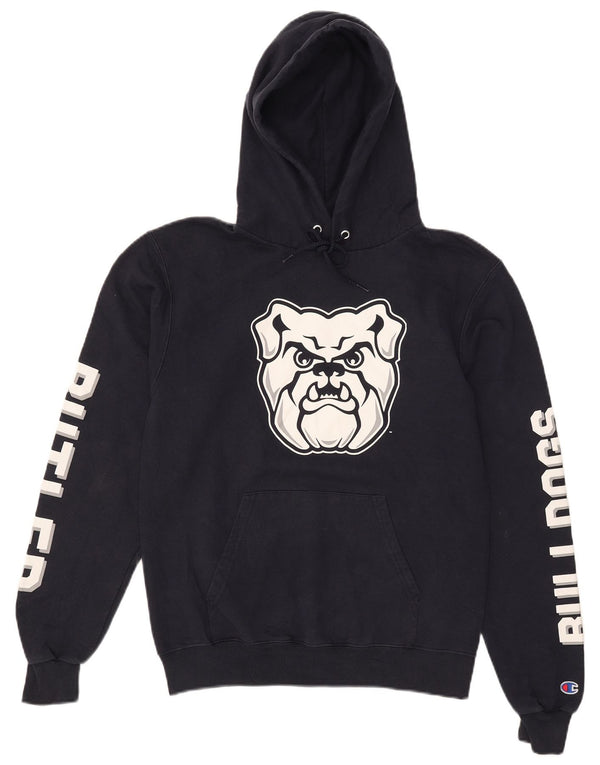 Мужской джемпер с капюшоном Champion Bulldogs, маленький, темно-синий