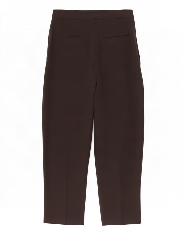Женские брюки чинос с завышенной талией Topshop UK 4 XS W22 L26, черные