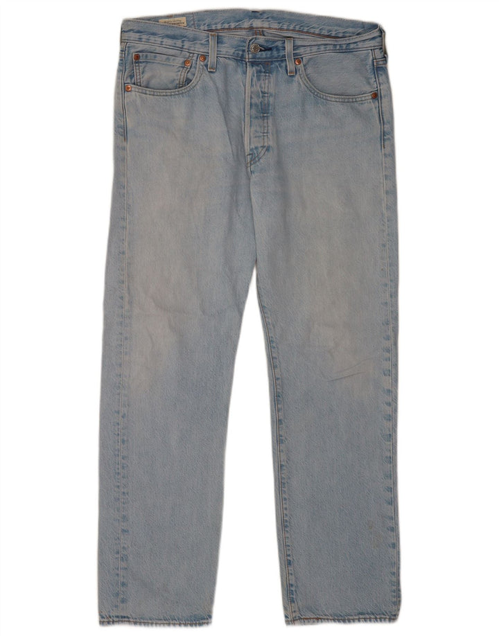 Мужские прямые джинсы Levi's 501 W32 L30 синие, хлопок