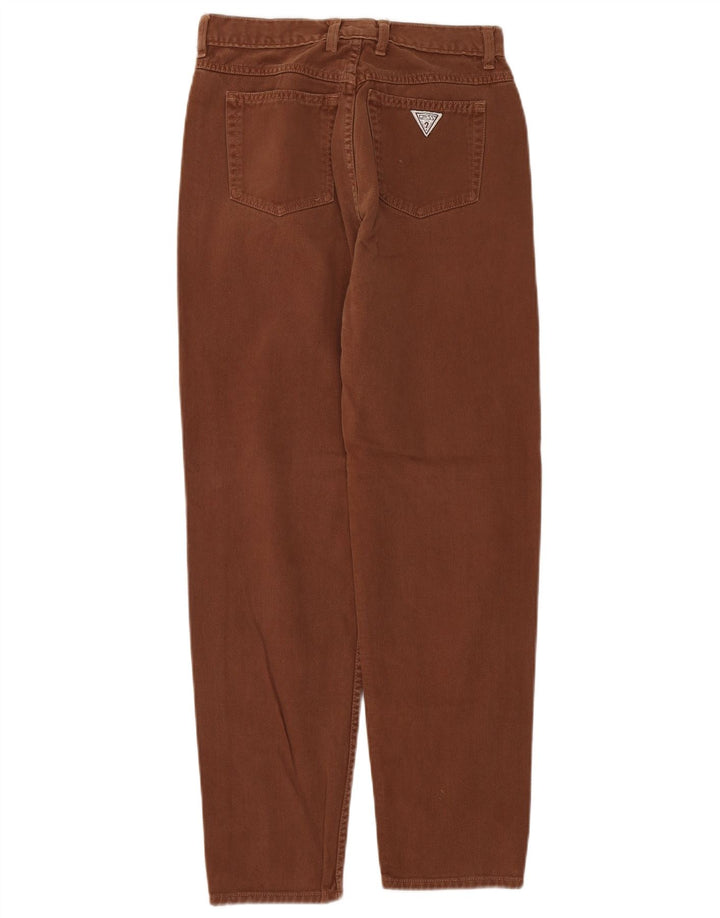 Guess Мужские зауженные джинсы W31 L28 Коричневые хлопковые
