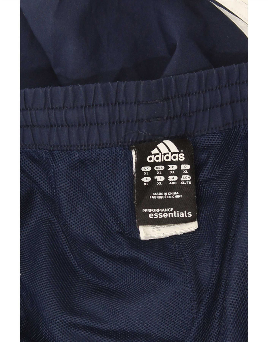 Мужские спортивные брюки Adidas Climalite XL темно-синие из полиэстера