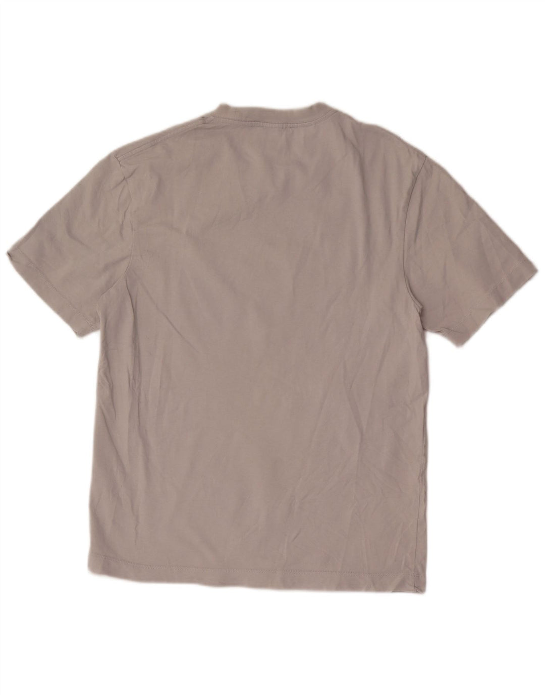 Мужская футболка Zara Top из хлопка среднего серого цвета