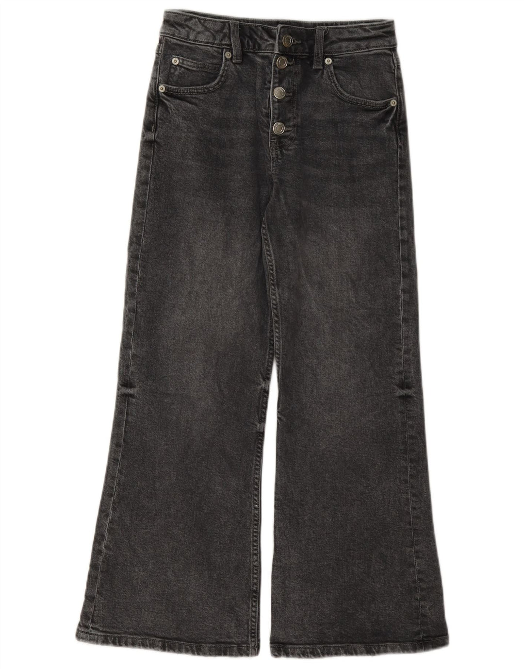 Расклешенные джинсы Zara для девочек 9–10 лет W24 L25 Серые