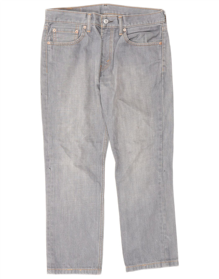 Мужские зауженные джинсы Levi's 511 W32 L30 серые, хлопок