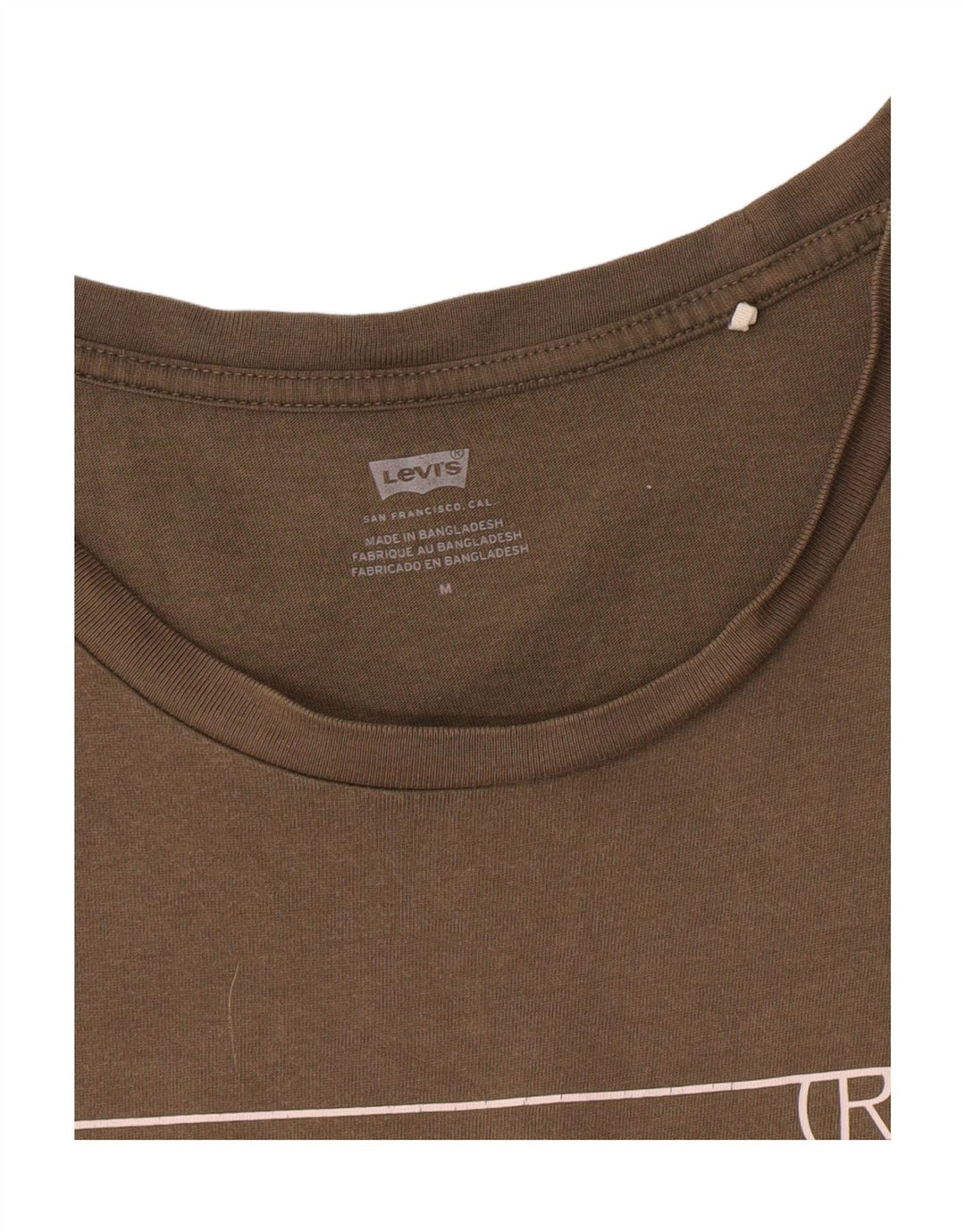 Женская футболка с рисунком Levi's Top UK 14, средний хаки