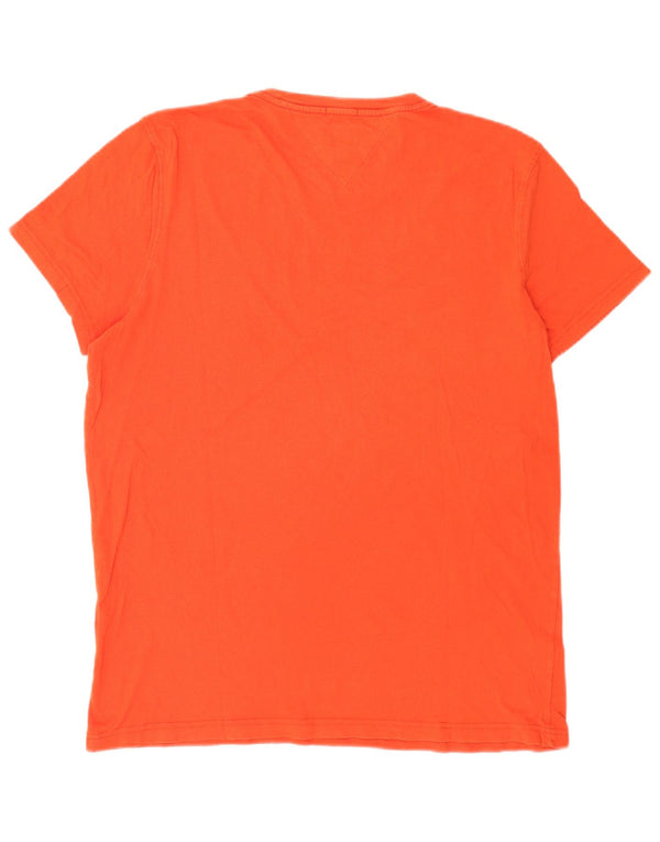 Tommy Hilfiger Мужская футболка с рисунком Top XL Оранжевый