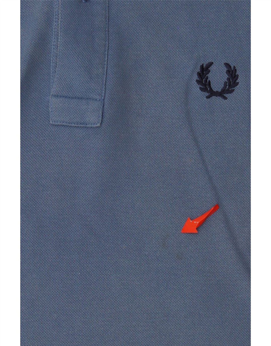 Мужская рубашка-поло Fred Perry, маленькая синяя, хлопок