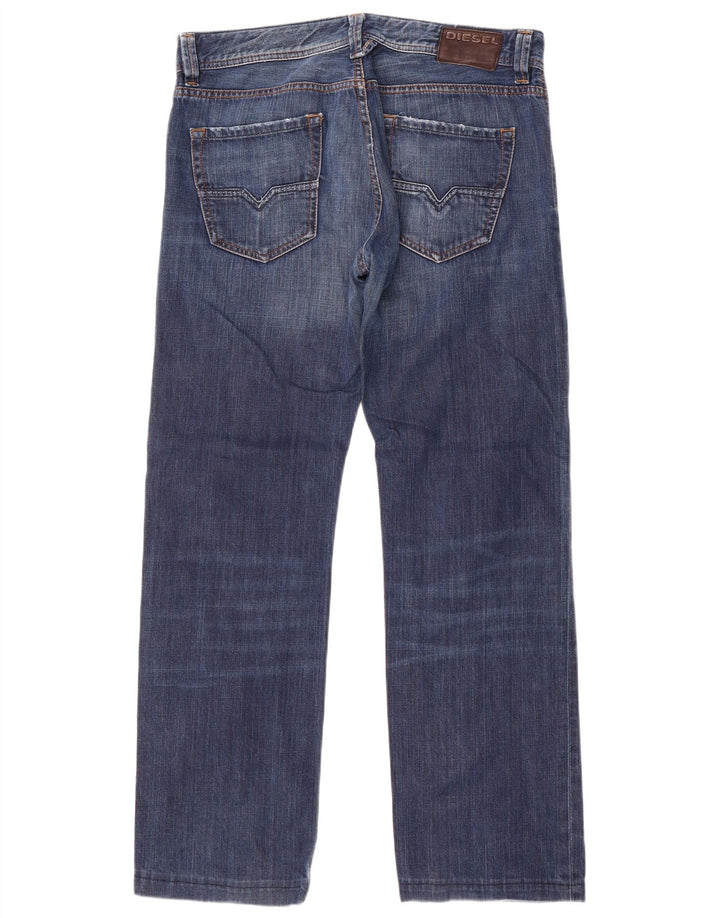 Мужские прямые джинсы Diesel W32 L31 синие, хлопок