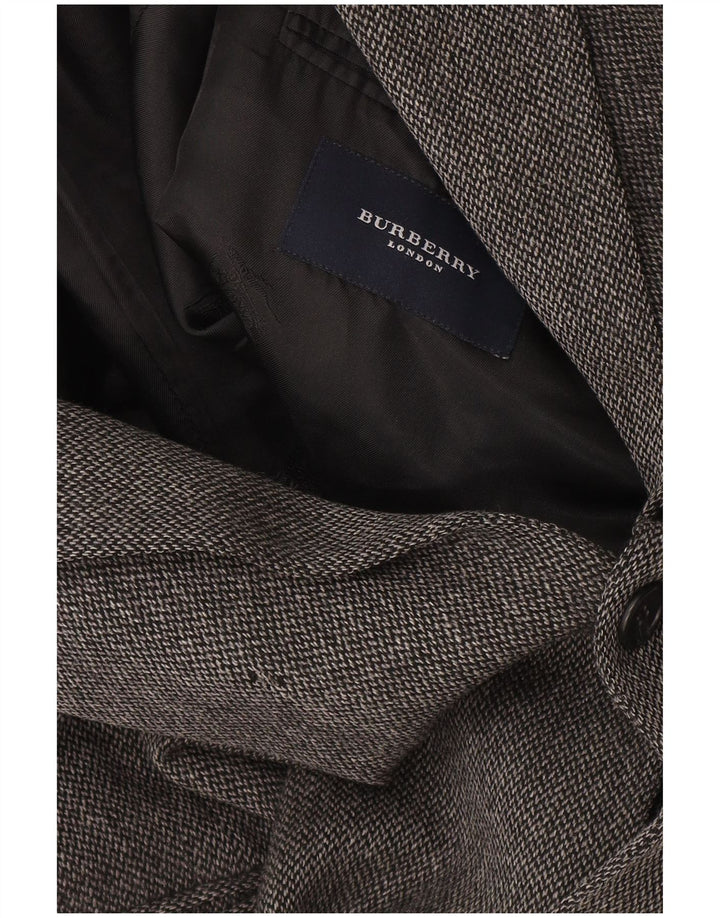 BURBERRY Мужской пиджак на двух пуговицах UK 42 XL Серый