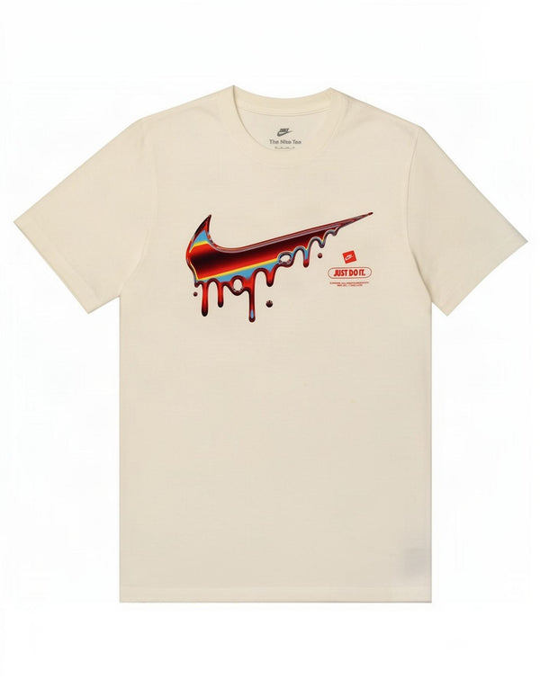 Мужская футболка с рисунком Nike Top XS, белый хлопок