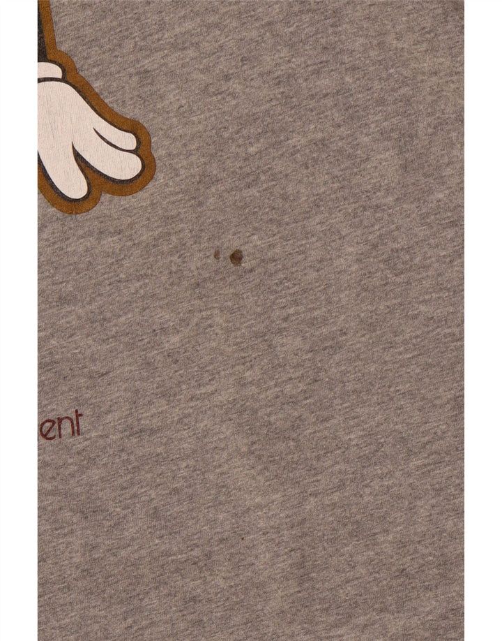 Мужская футболка стандартного кроя NIKE с рисунком, топ XL, серый хлопок