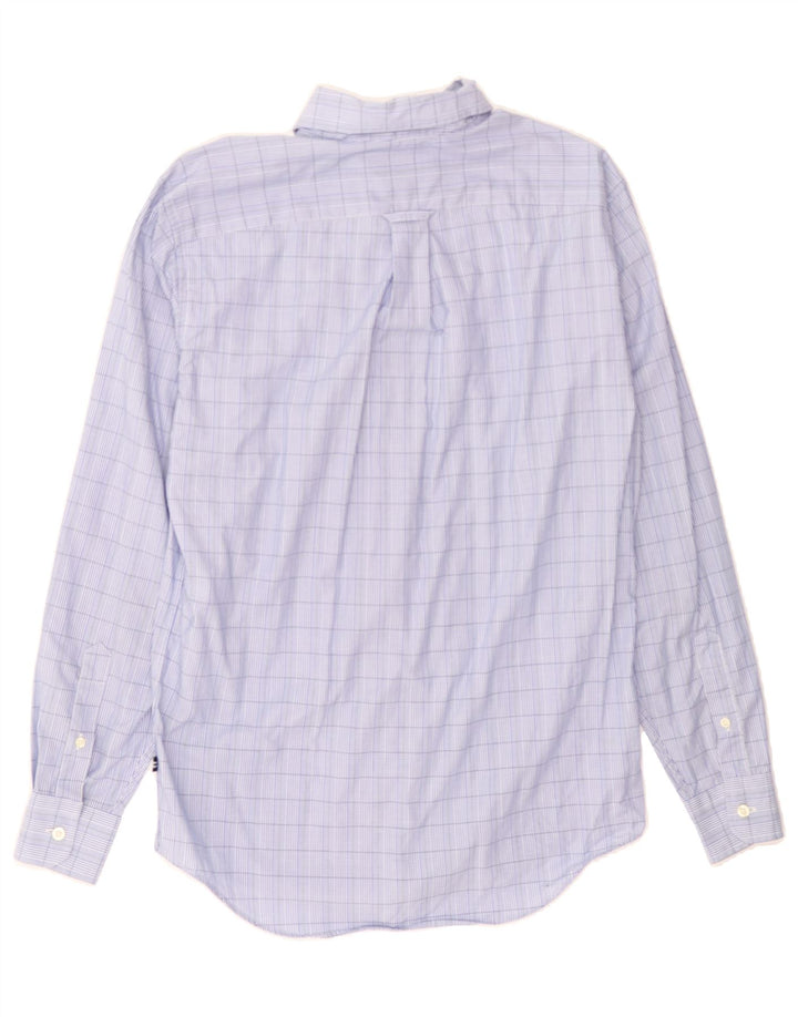 NAUTICA Mens Classic Fit Shirt Small Blue Check Cotton Vintage Nautica and Second-Hand Nautica from Messina Hembry 
