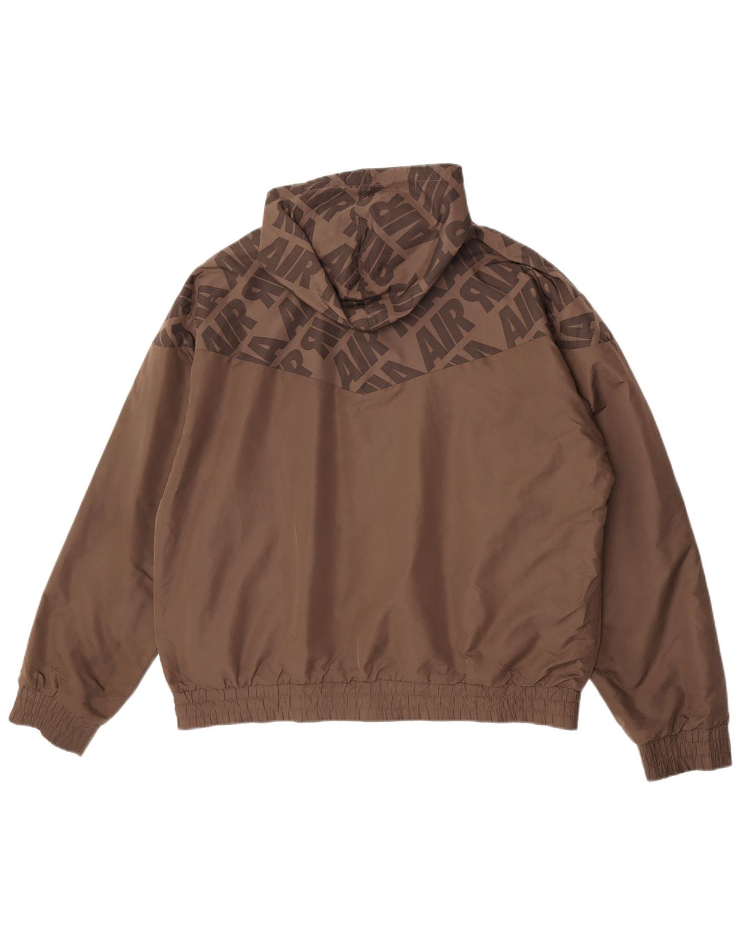 Мужская двусторонняя куртка с капюшоном Nike UK 45/47 XL, коричневый полиэстер
