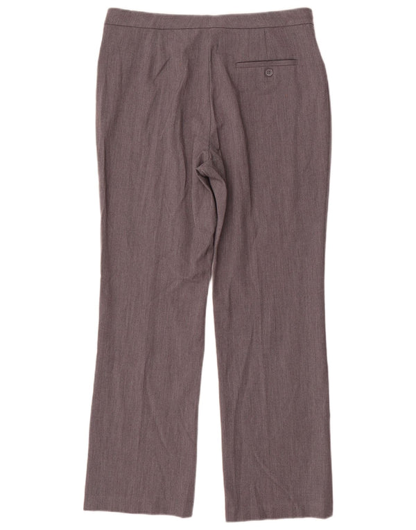Женские прямые костюмные брюки Marks & Spencer UK 12 Medium W30 L28 Серые