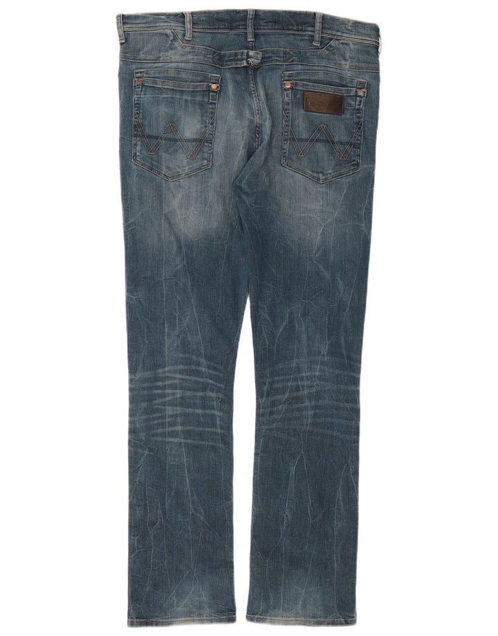 Мужские джинсы Wrangler Ben Slim W38 L34, синий хлопок